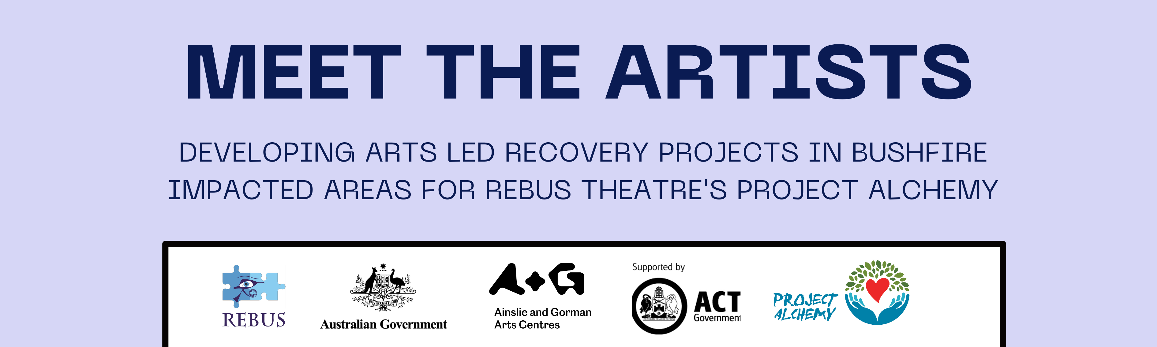 Meet the artists developing arts led recovery projects in bushfire impacted areas for Rebus Theatre's Project Alchemy